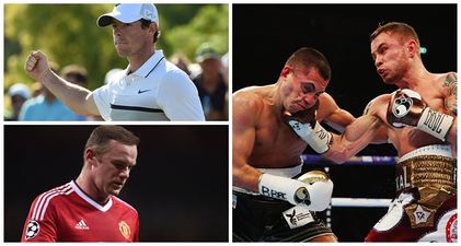 VIDEO: Wayne Rooney lost a bet to Rory McIlroy over the Frampton-Quigg fight