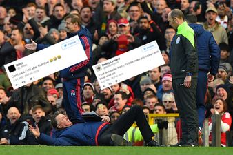 VIDEO: The internet can’t stop laughing at Louis van Gaal’s touchline dive