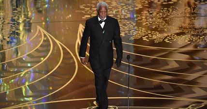 VIDEO: Just Morgan Freeman being cool as f**k on stage at the Oscars last night