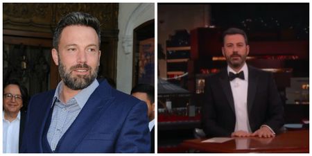 VIDEO: Ben Affleck smuggles a special, unwanted guest on to Jimmy Kimmel Live