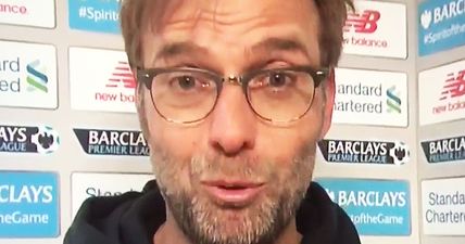 VIDEO: Klopp can only express himself through smiles and noises after beating Man City