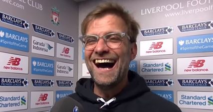 VIDEO: Jurgen Klopp hears Bayern Munich lost, breaks into fits of laughter