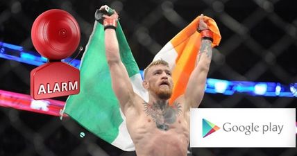 This is the perfect app for anyone who wants to wake up for the McGregor fight