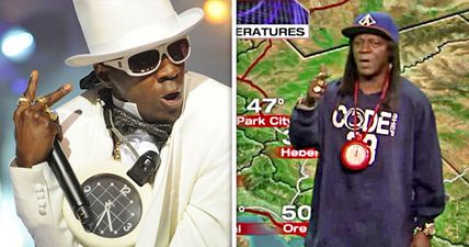 VIDEO: Public Enemy’s Flavor Flav presenting the weather is sensational