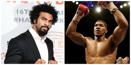 VIDEO: David Haye responds to Anthony Joshua’s call out – and offers some advice