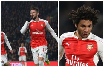 VIDEO: Confused Mohamed Elneny has no idea what’s going on as he celebrates Olivier Giroud goal