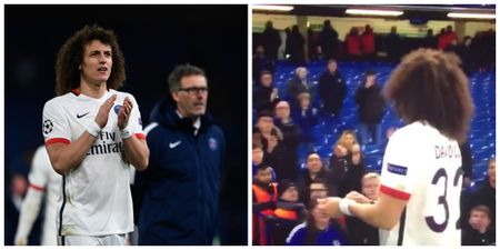 VIDEO: David Luiz shows his class as he speaks to Chelsea fans after the game