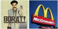 VIDEO: Borat’s native Kazakhstan just got their first ever McDonald’s…and they’re loving it