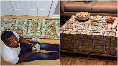 50 Cent admits to using fake money in his Instagram photos​