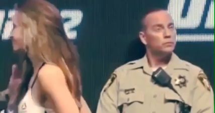 WATCH: Miesha Tate hilariously tracks down the police officer who sneaked a peek at her arse