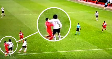 VIDEO: Fellaini’s vicious elbow to Can’s cheek goes unnoticed and unpunished at Anfield