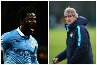 Manchester City fans aren’t happy at Manuel Pellegrini for starting Wilfried Bony at Norwich