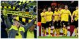 VIDEO: Touching scenes as Dortmund fans pay tribute to supporter who died during match