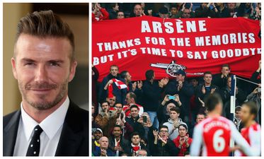 David Beckham tears into ‘attention seeking’ Arsenal fans over anti-Wenger banner