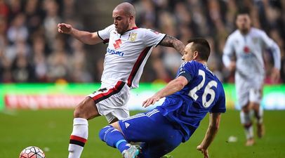 Former Aston Villa midfielder caught urinating into a pint glass at the Cheltenham Festival