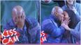 VIDEO: Mike Tyson caught on Kiss Cam snogging his missus