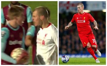 VIDEO: Martin Skrtel gets sent off while playing for Liverpool’s U21 side