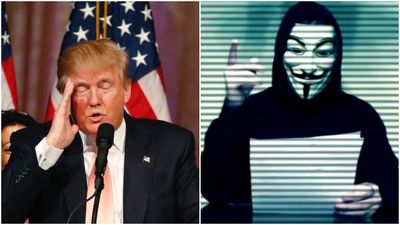 Anonymous are being investigated for hacking Donald Trump