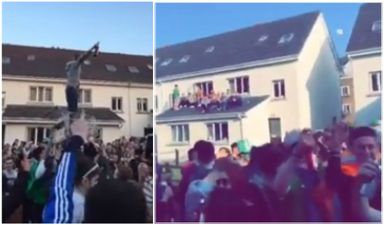 VIDEO: This St Patrick’s Day house party looked like it got way out of hand