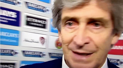 VIDEO: Fed up Pellegrini walks out of interview after Man City slump to derby defeat