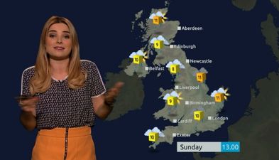 Can you find all 20 Batman vs Superman references in this Channel 5 weather report?