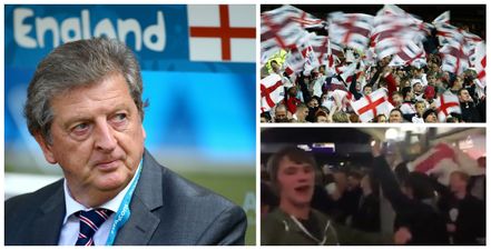 VIDEO: Embarrasing scenes as English fans sing World War II song before Germany friendly