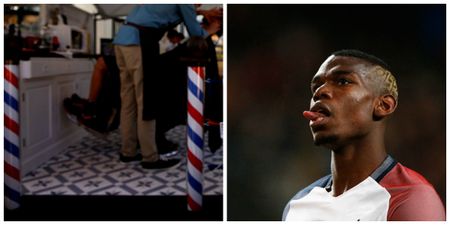 PIC: Stars are in again as Paul Pogba gets another new hairdo