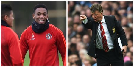 Anthony Martial: “It makes me laugh when Louis van Gaal yells at me”