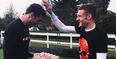 VIDEO: Watch Jamie Vardy get an egg smashed on his head