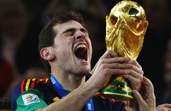 Iker Casillas equals the record for most international appearances by a European