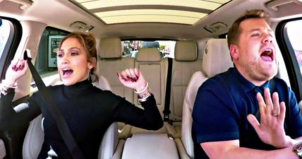 James Corden’s Carpool Karaoke with JLo may be the best one yet…with a sneaky DiCaprio cameo