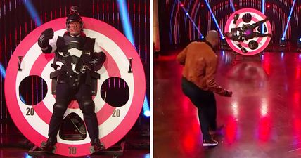 Thierry Henry using James Corden as target practice is eye-watering stuff