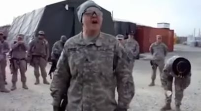 US soldier filmed singing ‘Go on home, British soldiers’ in Afghanistan