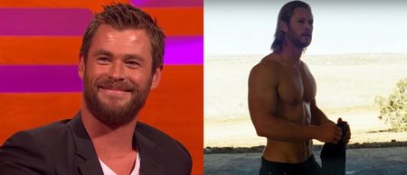 Chris Hemsworth told a very good (and dirty) Thor joke on Graham Norton