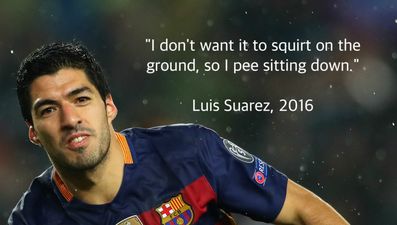 Luis Suarez’s toilet habit revelation will sends shock waves throughout the football world