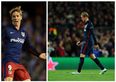 Fernando Torres gives Atletico the lead against Barca, then gets sent off minutes later