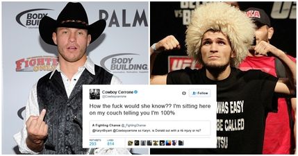 Cowboy Cerrone is not happy with claims he pulled out of Khabib Nurmagomedov fight