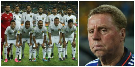 Rankings suggest Harry Redknapp has had zero impact on the Jordan national team