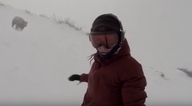 Snowboarder says she had no idea a bear was chasing her in video