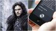 What happens when you ask Siri about Jon Snow from Game Of Thrones