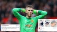 David De Gea isn’t on the PFA Player of the Year shortlist and Man United fans can’t cope