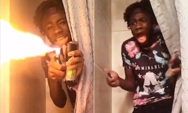 The ‘fire spray challenge’ is the latest highly dangerous craze among teenagers