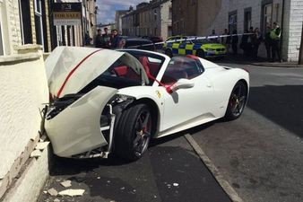 ‘Rich Kid of Instagram’ totally chill about crash of £240,000 Ferrari