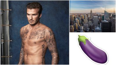 This New York office has an extremely intimate view of David Beckham