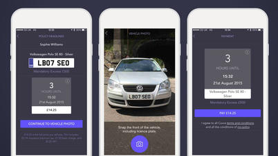 This app sorts insurance for you on your mate’s car for an hour