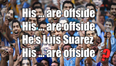 Do you know the missing words to these famous football chants?