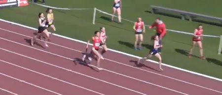 Hilarious commentators made this amazing student relay race even better