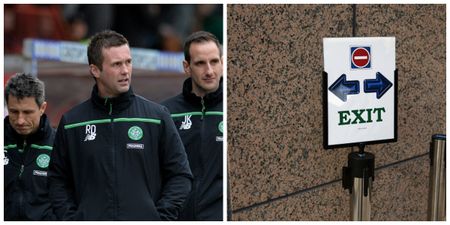 Celtic announce their manager’s departure…but have they forgotten his surname?