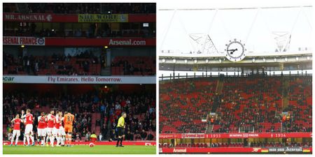 Arsenal fans boycott West Brom game in their droves