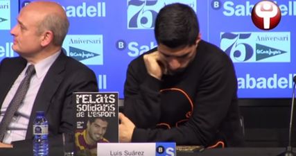 Watch Luis Suarez breaks down in tears as he discusses meeting ill fan